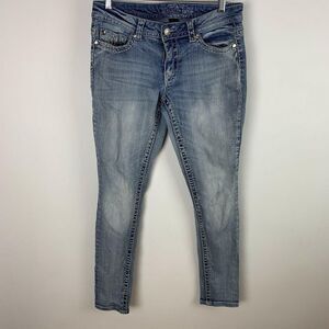 Paisley Sky Womens Jeans Size 8 Light Wash Low Rise Skinny Denim